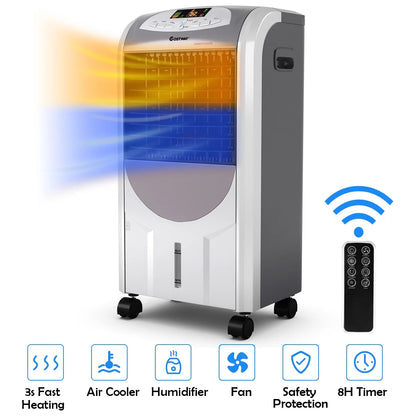 Remote Controlled Evaporative Air Cooler with Fan and Humidifier