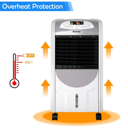Remote Controlled Evaporative Air Cooler with Fan and Humidifier