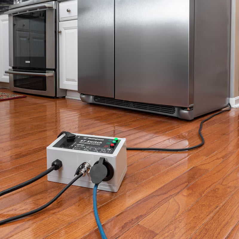 20 -Amp 120V 25' Cord, Portable Reliable Home Backup Smart Automatic Transfer Switch